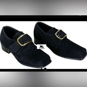 Mens Colonial Buckled Shoes 18th Century Style Shoes Size 7.5 fits like a 9.5/10